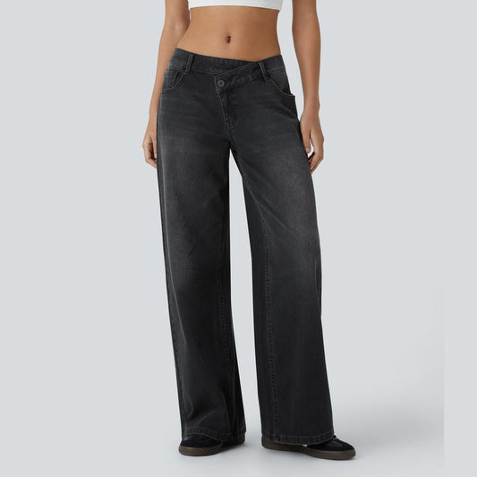 Lounge Flex Wide-Leg Jeans